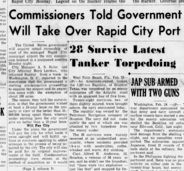 Clipping from Rapid City Journal